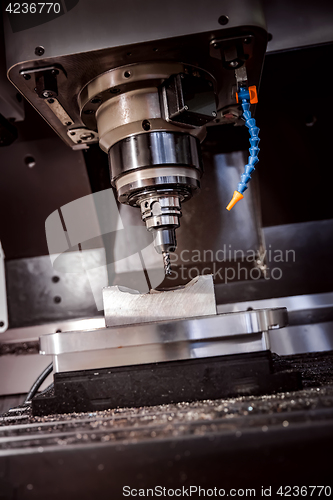 Image of Metalworking CNC milling machine.