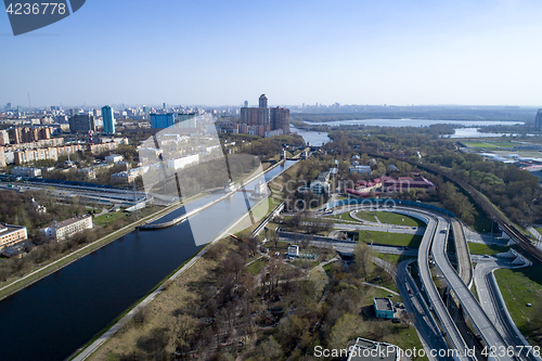 Image of Canal Named After Moscow, Russia.