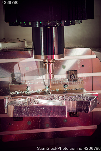 Image of Metalworking CNC milling machine.