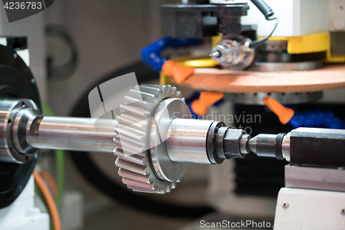 Image of Metalworking CNC milling machine.