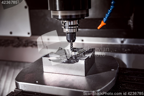 Image of Metalworking CNC milling machine.