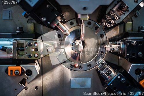 Image of Metalworking CNC milling machine.