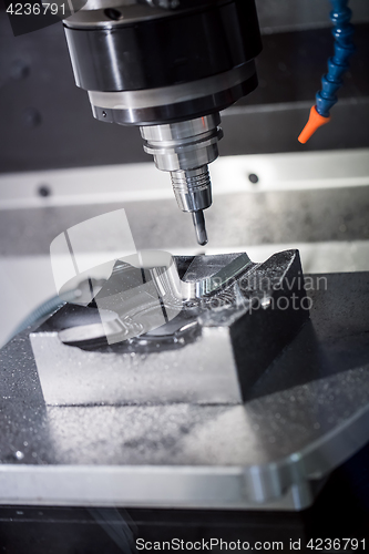 Image of Metalworking CNC milling machine.