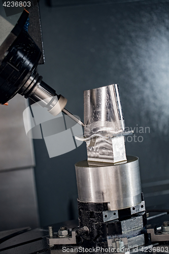 Image of Metalworking CNC milling machine.