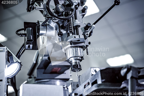 Image of Metalworking CNC milling machine.