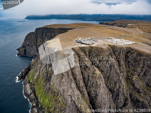 Image of North Cape (Nordkapp) aerial photography,