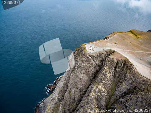 Image of North Cape (Nordkapp) aerial photography,