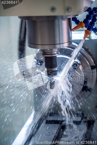 Image of Metalworking CNC milling machine.