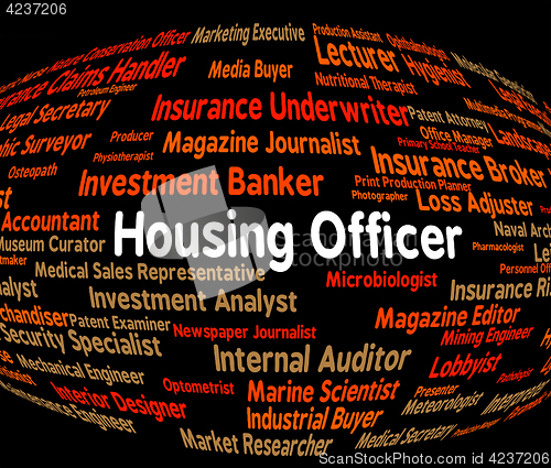 Image of Housing Officer Indicates Recruitment Habitation And Job