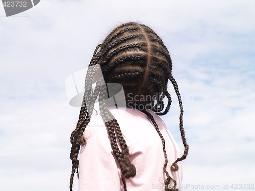 Image of dreaming rasta girl
