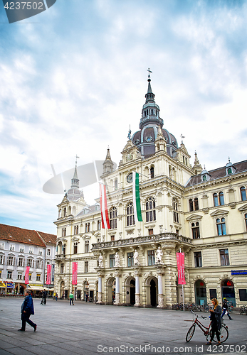 Image of Graz Town Hall and Hauptplatz