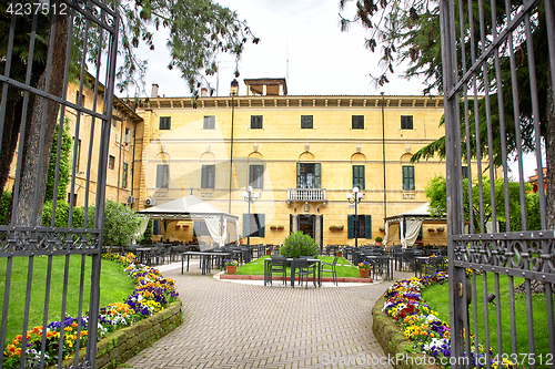 Image of Beautiful yard in Verona city