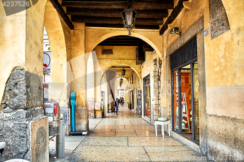 Image of View of arch in Verona, Italy