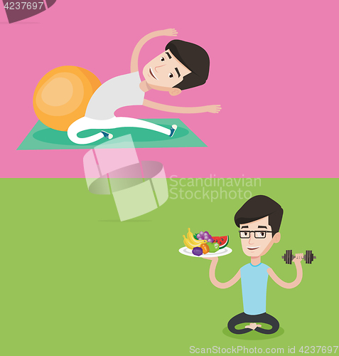 Image of Two lifestyle banners with space for text.