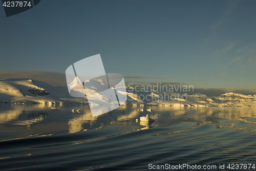 Image of Mountain view in Antarctica