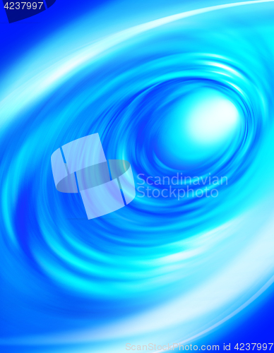 Image of blue abstract whirlpool
