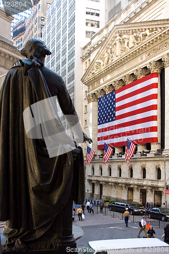 Image of George Washington at New York Stock Exchange