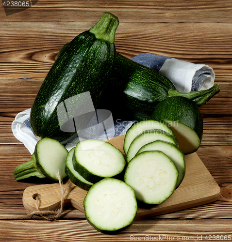 Image of Fresh Ripe Zucchini
