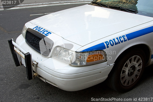 Image of Front of Police car