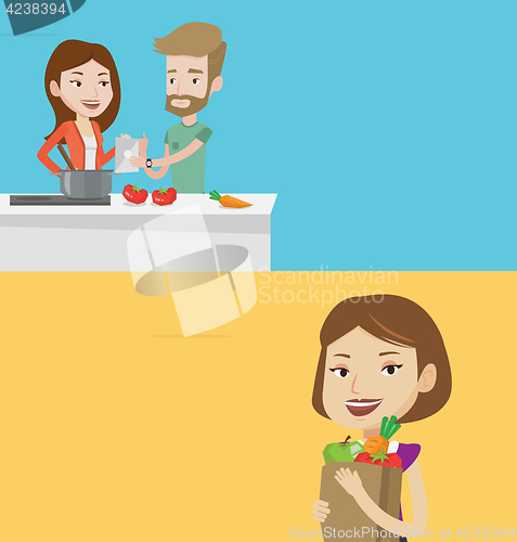 Image of Two food and drink banners with space for text.