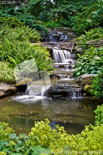 Image of Beautiful waterfall