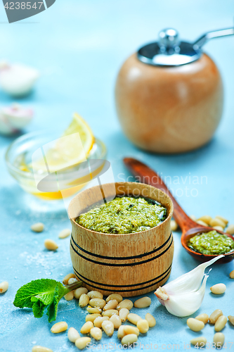 Image of fresh pesto