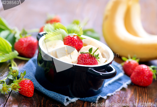 Image of strawberry with banana