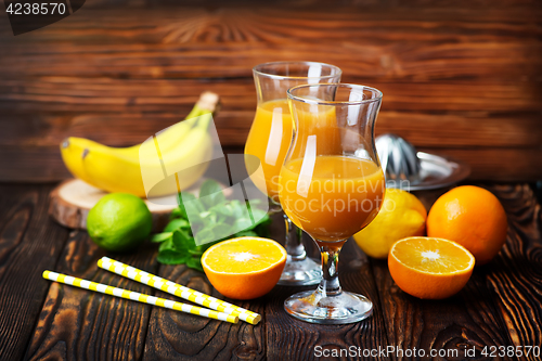 Image of fruits and juice