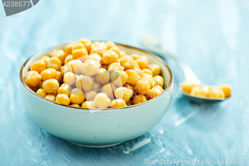 Image of boiled chickpeas