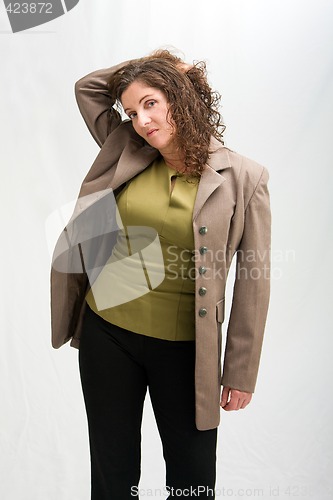 Image of Worried business woman