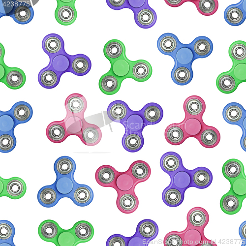 Image of Seamless fidget spinner pattern