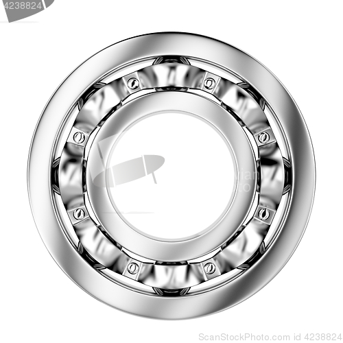 Image of Side view of ball bearing 