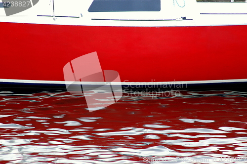 Image of Motorboat abstract.