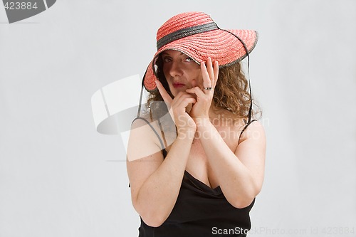 Image of Woman with hat