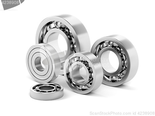 Image of Ball bearings with different sizes