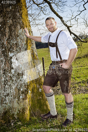 Image of bavarian traditional man