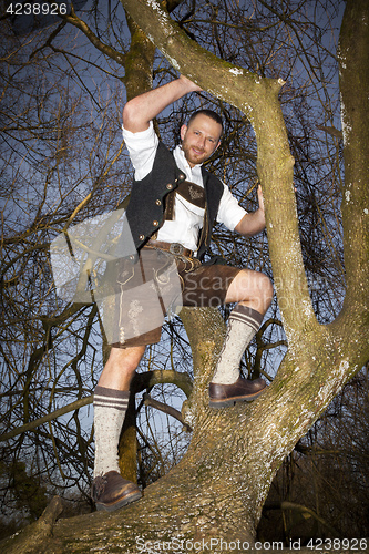 Image of bavarian traditional man