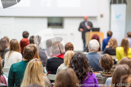 Image of Audience in the lecture hall.