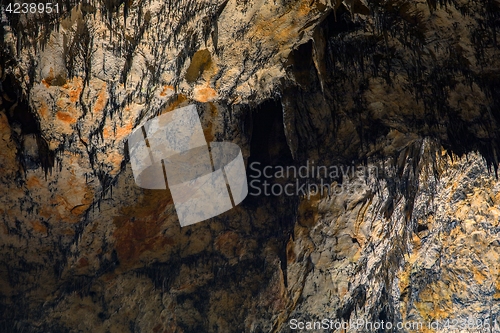 Image of Underground cave texture closeup photo