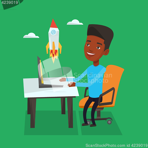 Image of Business start up vector illustration.