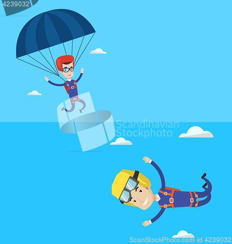Image of Two sport banners with space for text.