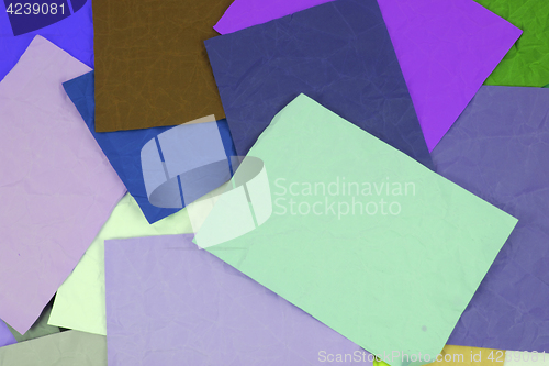 Image of color papers texture