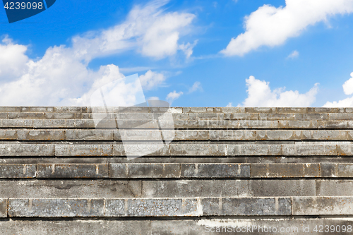 Image of wide concrete steps