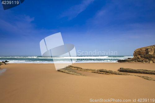 Image of The rocky coast seen in Portugal Sintra