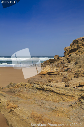 Image of The rocky coast seen in Portugal Sintra