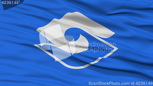 Image of Closeup of Shizuoka Flag, Capital of Japan Prefecture