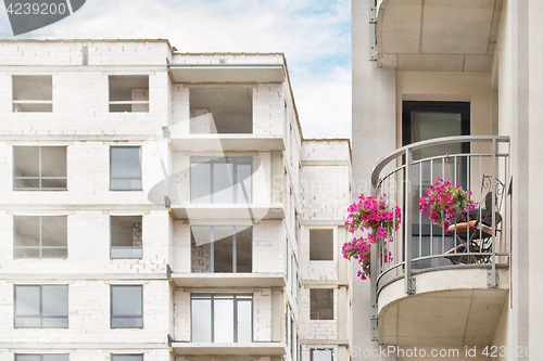 Image of New apartment near the construction site