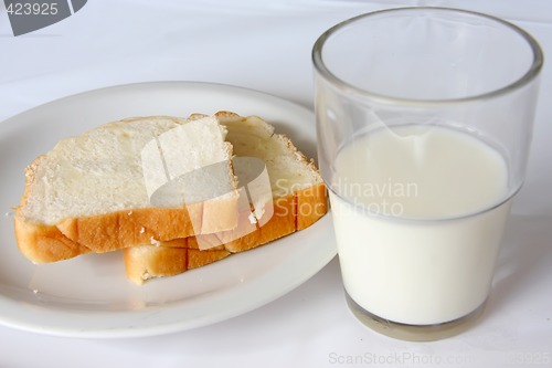 Image of Bread and milk