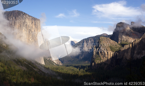 Image of Yosemite Valley El Capitan Half Dome National Park Waterfall