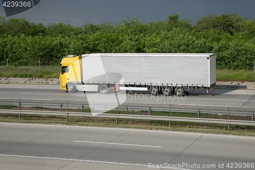 Image of Truck on the highway